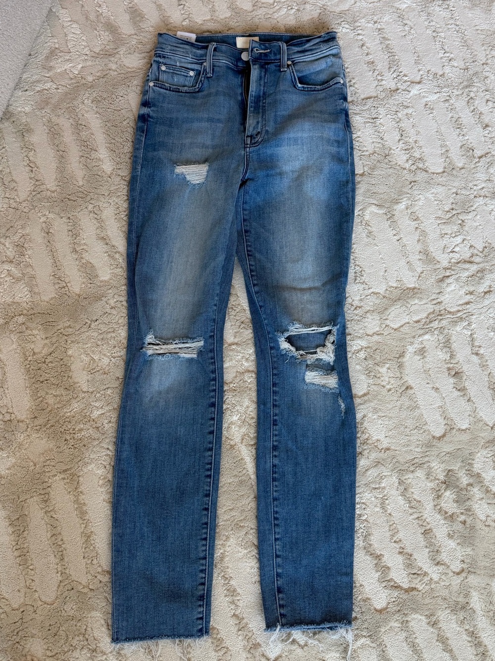 MOTHER Light Blue Denim Jeans